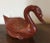 Antique Chinese Red Orange Lacquer Carved Wood Duck Goose Box For Sale In New York - Image 6 of 11