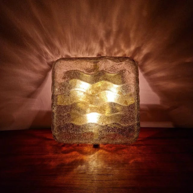 Black Murano Flush Mount from Kaiser Leuchten, 1960s For Sale - Image 8 of 12