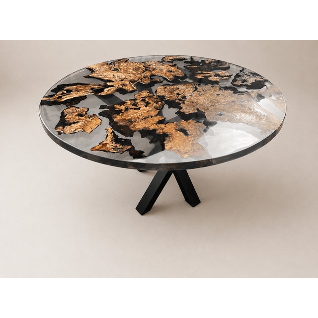 Not Yet Made - Made To Order Rondò Resin and Olive Root Table by Andrea Toffanin for Hood For Sale - Image 5 of 7