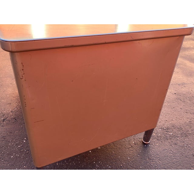 Vintage Steelcase Metal Executive Desk Chairish