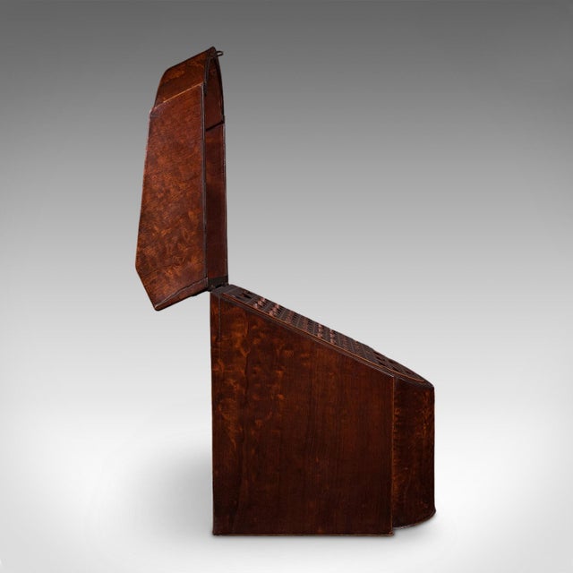 Early 19th Century Antique Knife Box, English, Kitchen Organiser, 46 Item Cutlery Storage, Georgian For Sale - Image 5 of 12