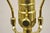 Decorator Fine Art Lamps Gold Gilt Metal Skyscraper Modern Floor Lamps - A Pair For Sale - Image 10 of 12
