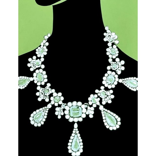 Onna Medeis The Stolen Jewels 3 (The Necklace of Empress Marie-Louise), 2025 Screen print enhanced by the artist with...