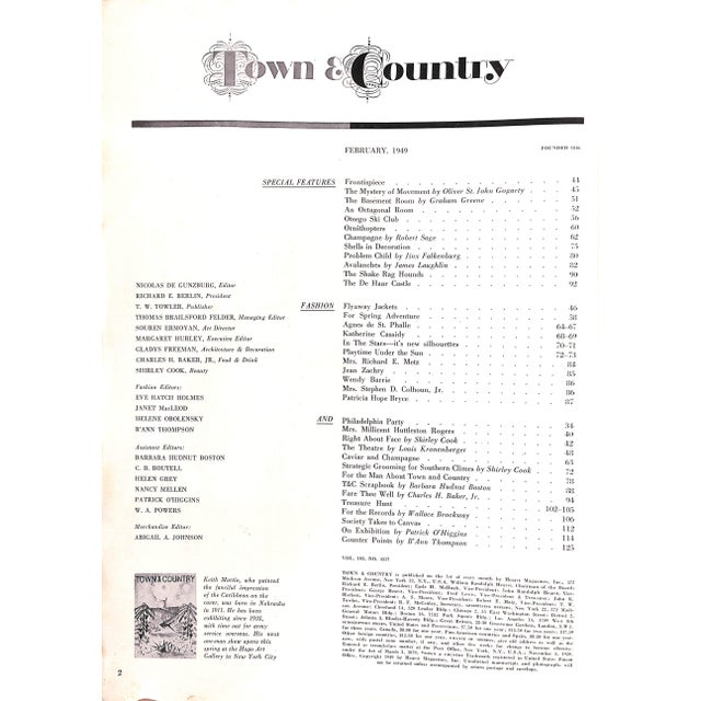 [130] pp. Hearst Magazines, Inc. 1949 13" x 10" w/ cover Caribbean artwork by Keith Martin