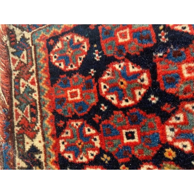 Antique Ghashghaei Bag Face Rug For Sale - Image 12 of 16