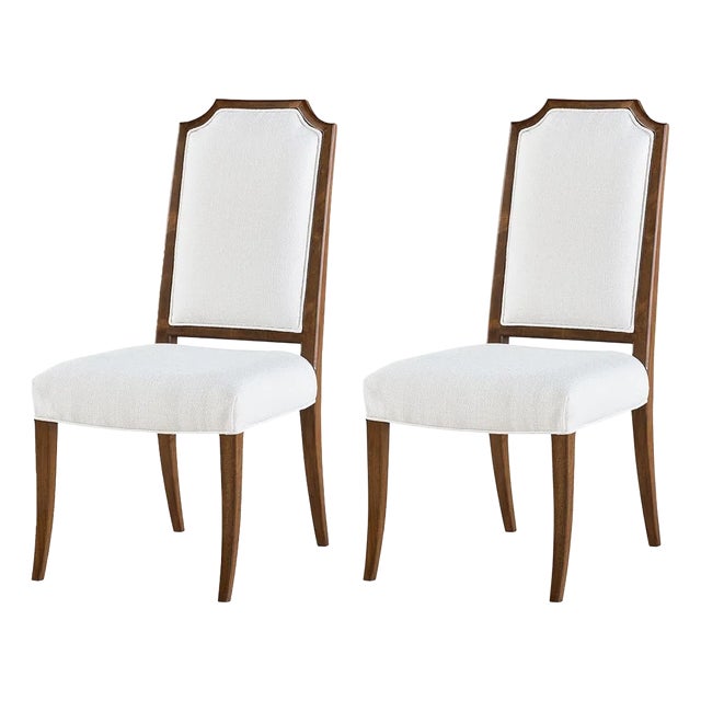 Classic Upholstered Dining Chair (Set of 2) For Sale