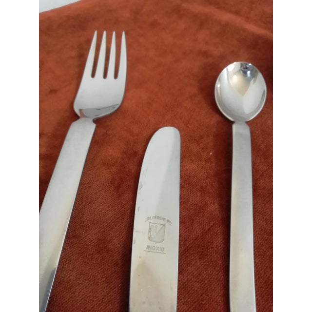 Cutlery Set for 12 by Gio Ponti for Fratelli Calderoni, Italy, 1960s, Set of 54 For Sale - Image 10 of 17