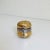 Postmodern Vintage Italian Gold & Silver Pill Box For Sale - Image 3 of 8