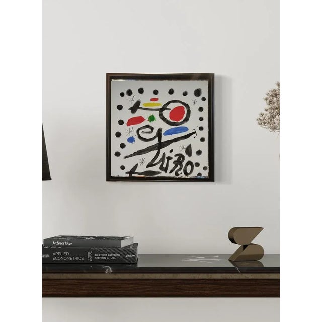 Joan Miro, Gaspar Sala, Gallery Metras, Belarte Gallery (Avant La Lettre), 1964, Lithograph, Framed For Sale - Image 4 of 5