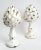 Plastic Sculptures Distressed Artichoke Finials Pair For Sale - Image 7 of 7