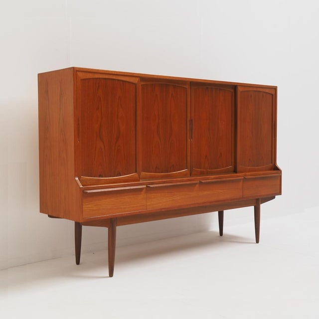 Danish Highboard by Henning Kjærnulf for Vejle Mobelfabrik, 1960s For Sale - Image 11 of 16