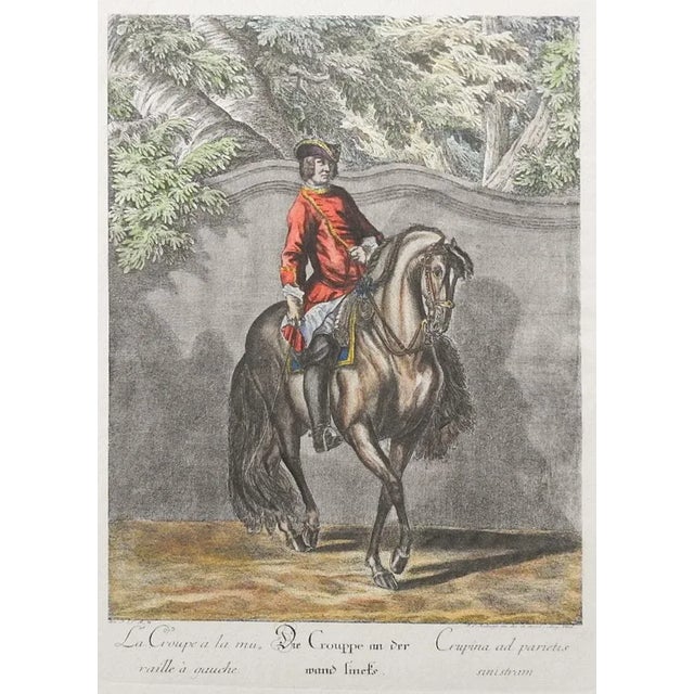 Pair of mid 20th century French reprints on high quality heavy cream paper of engravings by Johann Elias Ridinger...