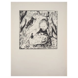 Léonard Tsuguharu Foujita, The Fortune-Teller, Woodcut For Sale