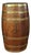Later 19th Century English Staved Brass Bound Barrel Stick Stand For Sale
