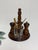 Vintage Mid-Century Wood & Glass Condiment Caddy Salt & Pepper Mill Set For Sale - Image 9 of 12