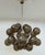 Italian 21st Century Ovale Polished Nickel Frosted Smoky Murano Sputnik Chandelier by Fabio LTD For Sale - Image 3 of 8