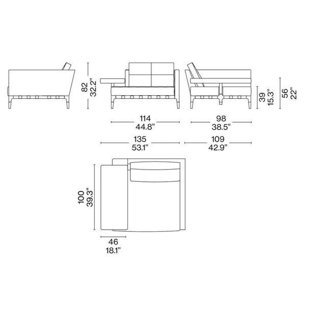 Modern Leather Privé Sofa by Philippe Starck for Cassina For Sale - Image 9 of 11