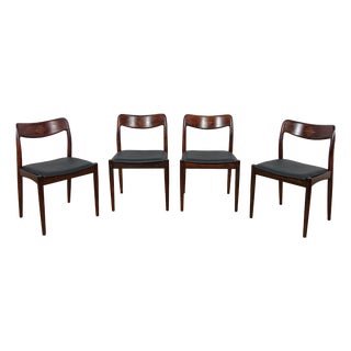 Mid-Century Danish Dining Chairs from Uldum Møbelfabrik, Denmark, 1960s, Set of 4 For Sale
