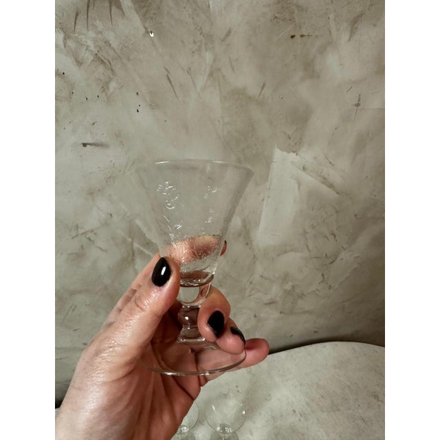Vintage Crystal Glasses, 1940s, Set of 43 For Sale - Image 13 of 18