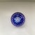Antique Cut Crystal Decanter With Cobalt Blue Thumbprint Design For Sale - Image 4 of 6