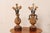 Wood Italian Antique Polychrome Floral Urns - a Pair For Sale - Image 7 of 11