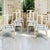 Refined Swedish Gustavian design distinguishes this antique set of six painted dining chairs, including two armchairs and...