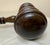 1960s Huge Vintage Handmade Carved Turned Wooden Solid Wood Judge Auction Gavel Large For Sale - Image 5 of 11