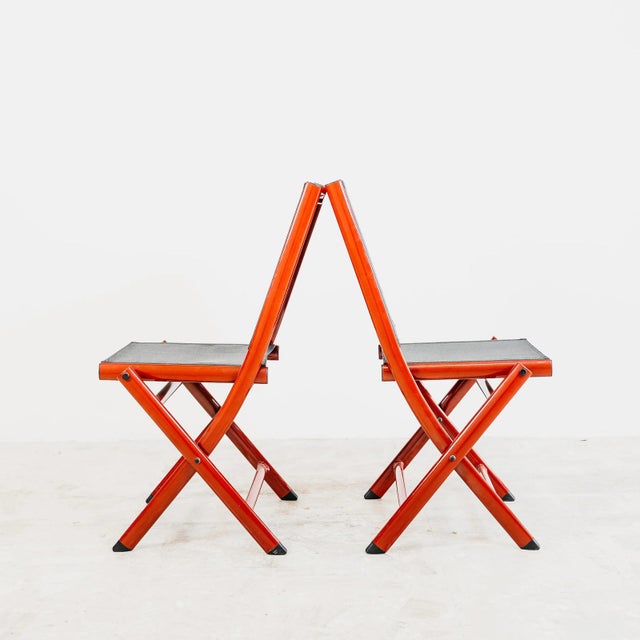 F1 Memorabilia Folding Chairs in tribute of Michael Schumacher, 2000s, Set of 2 For Sale - Image 9 of 12