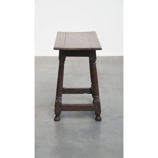 Large Antique English Side Table For Sale - Image 5 of 14