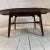 Brown Vintage Jens Risom Designs Walnut Round Coffee Table For Sale - Image 8 of 13