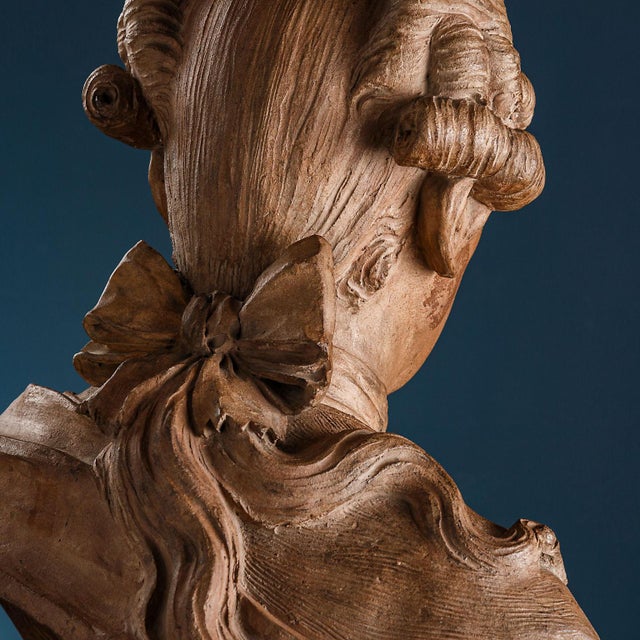Ceramic Bust of a Gentleman, 1900s, Terracotta For Sale - Image 7 of 10