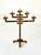 1960's Brass Brutalist Candelabra For Sale - Image 11 of 11