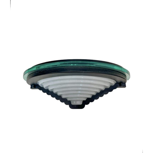 Postmodern Cister Wall Lamps in Stepped Glass from Ikea, 1980s, Set of 2 For Sale - Image 11 of 12