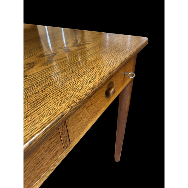 Oak Desk by Hans Wegner for Andreas Tuck, 1950s For Sale - Image 3 of 8