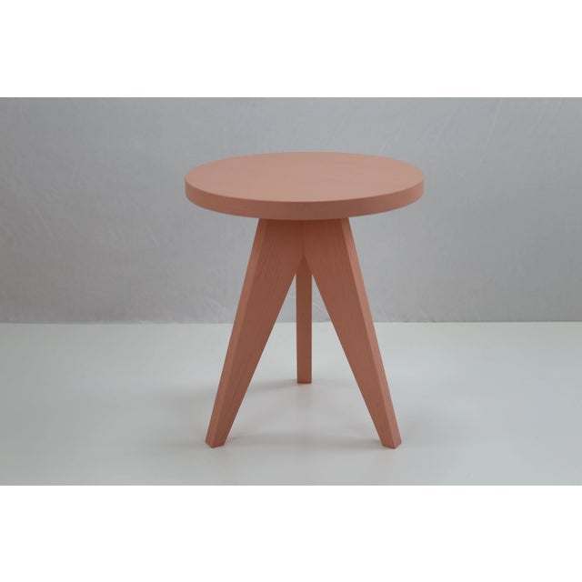 Lollipop Side Table in Old Rose by Dejan Stanojevic for ASTALfurniture For Sale - Image 6 of 6
