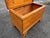 Wood 19th C. Highly Detailed English Pine Blanket Chest For Sale - Image 7 of 13