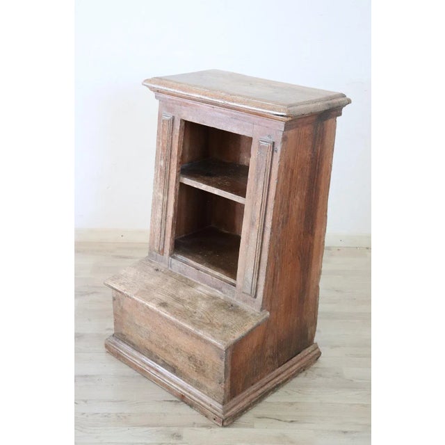 Antique Kneeler in Larch Wood, 1780s For Sale - Image 10 of 12