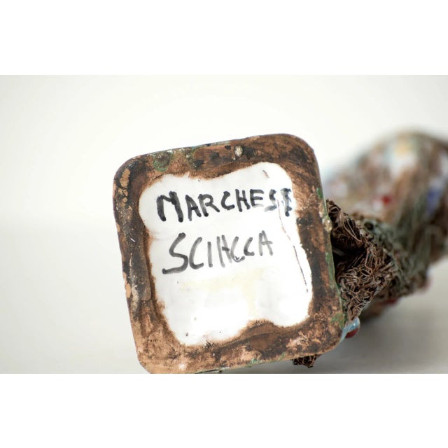 Italian Ceramic Figure by Marchese, 1950s For Sale - Image 10 of 11