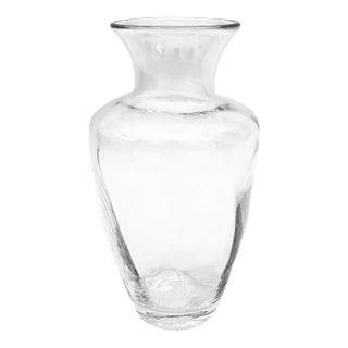 1990s Simon Pearce Shelburne Handblown Glass Vase For Sale