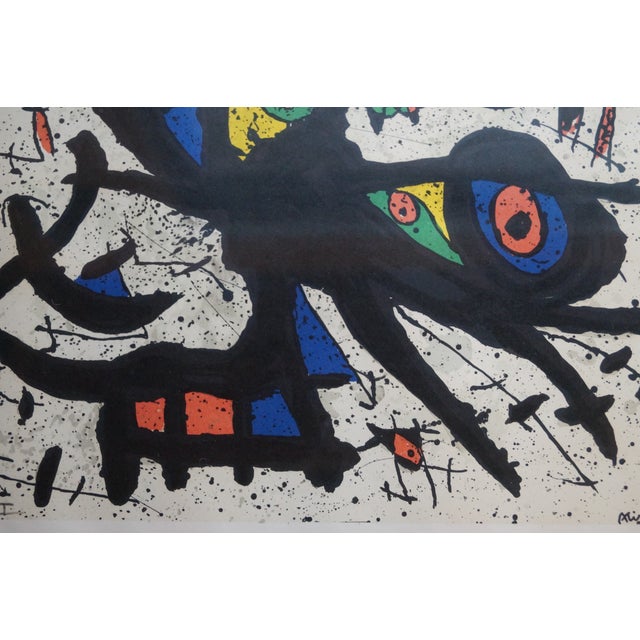 Contemporary 1970s Joan Miro Lithograph - Agora 1 For Sale - Image 3 of 14