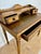 English Oak Writing Desk with Raised Gallery and Drawers, 1930s For Sale - Image 14 of 15