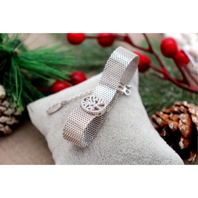 Tree of Life Silver Bracelet For Sale - Image 3 of 7