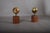 Brass and Wood Sphere Sculptures from Ardisur, Spain, 1970s, Set of 2 For Sale - Image 4 of 13