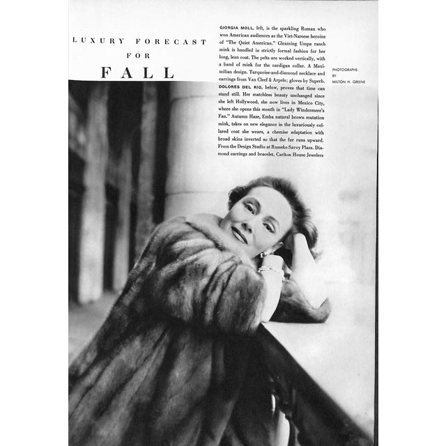 Town & Country July 1958 W/ Sally Ann Howes For Sale - Image 9 of 9