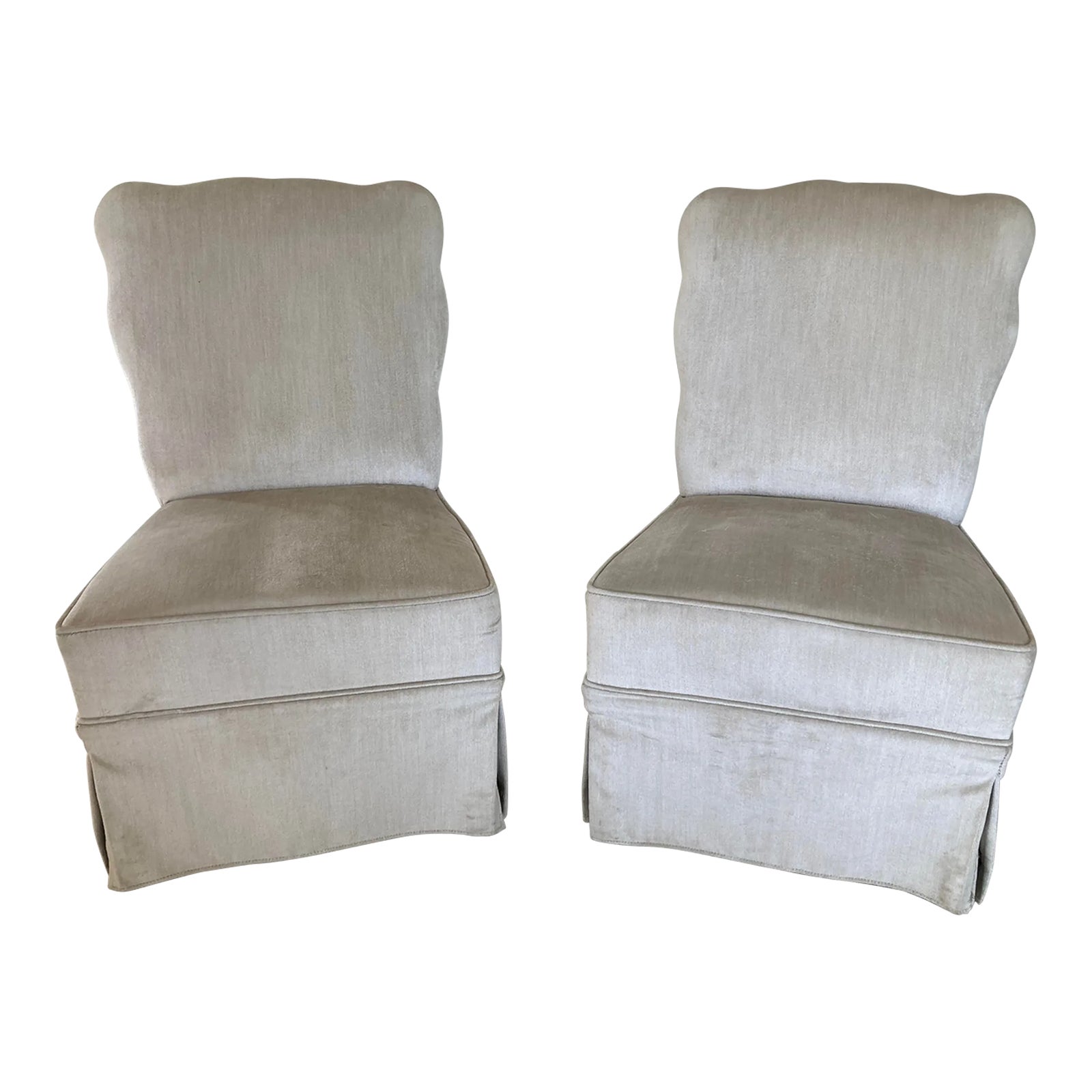 Photo inspiration: Pair Of 1940S Vintage Slipper Chairs Photo Inspiration