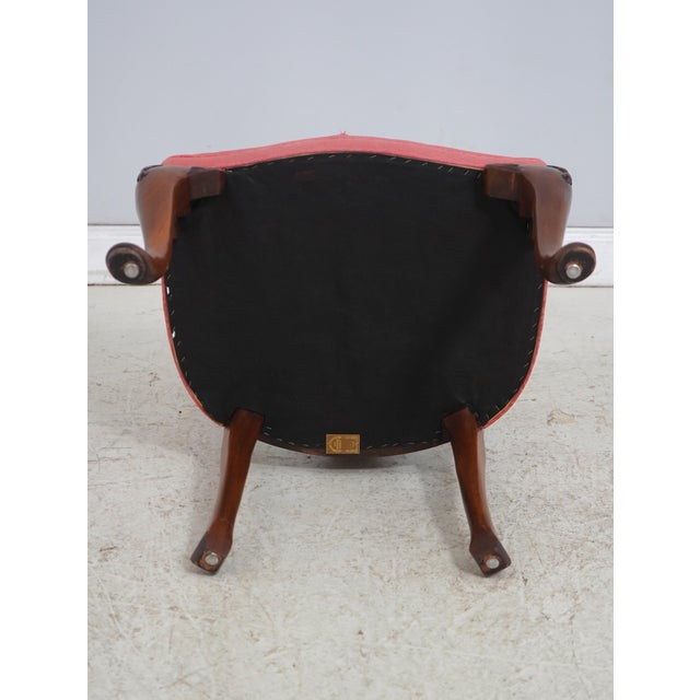 Set of 6 John Widdicomb Walnut Dining Room Chairs For Sale - Image 17 of 18