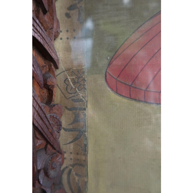 Asian Artist, Asian Scene, 1800s, Paint, Framed For Sale - Image 14 of 16