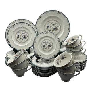 Vintage Royal Doulton Old Colony Traditional English Dinnerware - Set of 54 For Sale