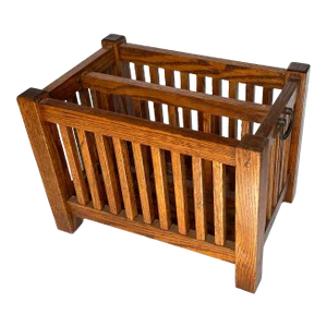 Late 20th Century Craftsman Style Magazine Rack