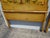Pair Vintage French Provincial Hand Painted Gold Floral Twin Headboards W Rails For Sale - Image 10 of 16